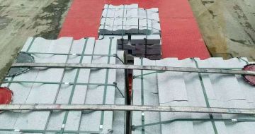 哈尔滨 芝麻白仿形加直形路沿石出货日常