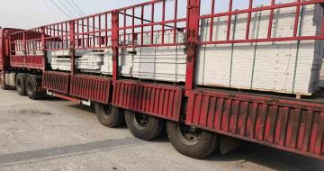 哈尔滨 白麻荔枝面外墙干挂，工厂装车日常