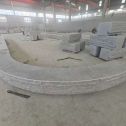哈尔滨 芝麻白异形坐凳，自然面光面弧形加工