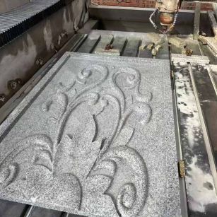 哈尔滨 白麻别墅干挂雕花板