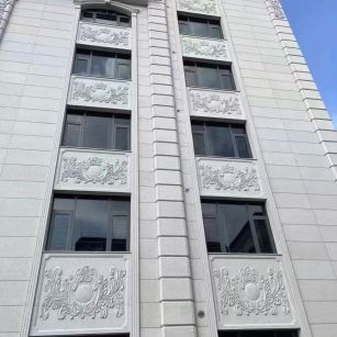 哈尔滨 白麻荔枝面花岗岩别墅外墙干挂