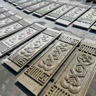 哈尔滨 黄金麻花岗岩外墙雕刻板