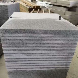 哈尔滨 芝麻白5公分火烧地铺成品，900*400，规格可定制