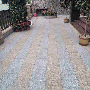 哈尔滨 黄金麻白麻荔枝面庭院铺装展示