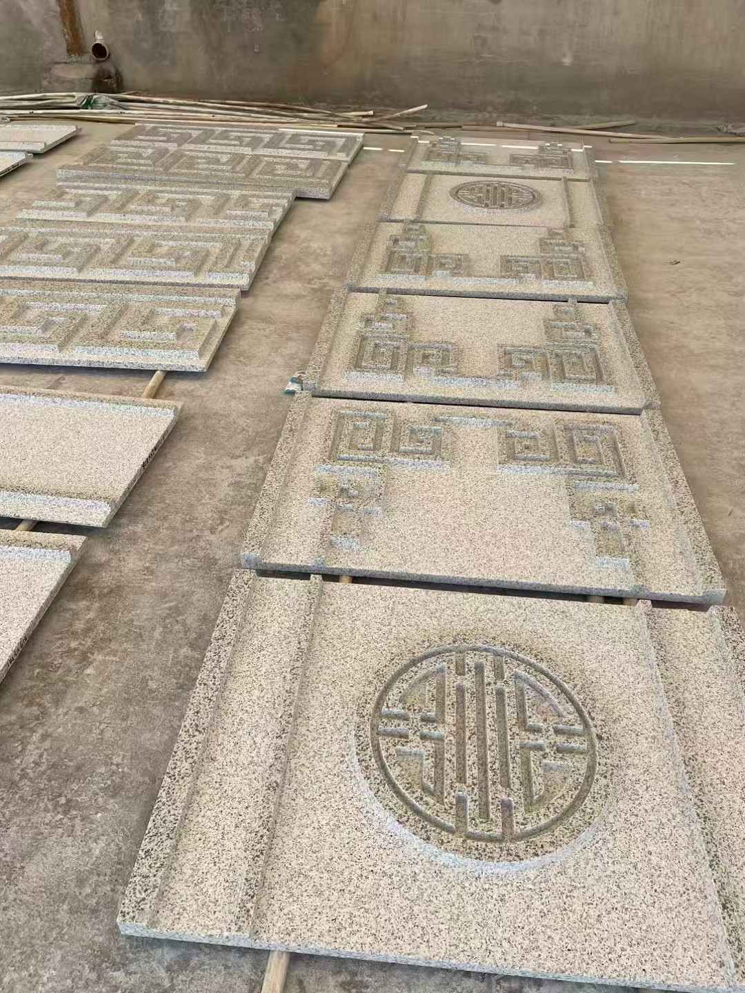 哈尔滨 白麻花岗岩外墙立面雕刻板