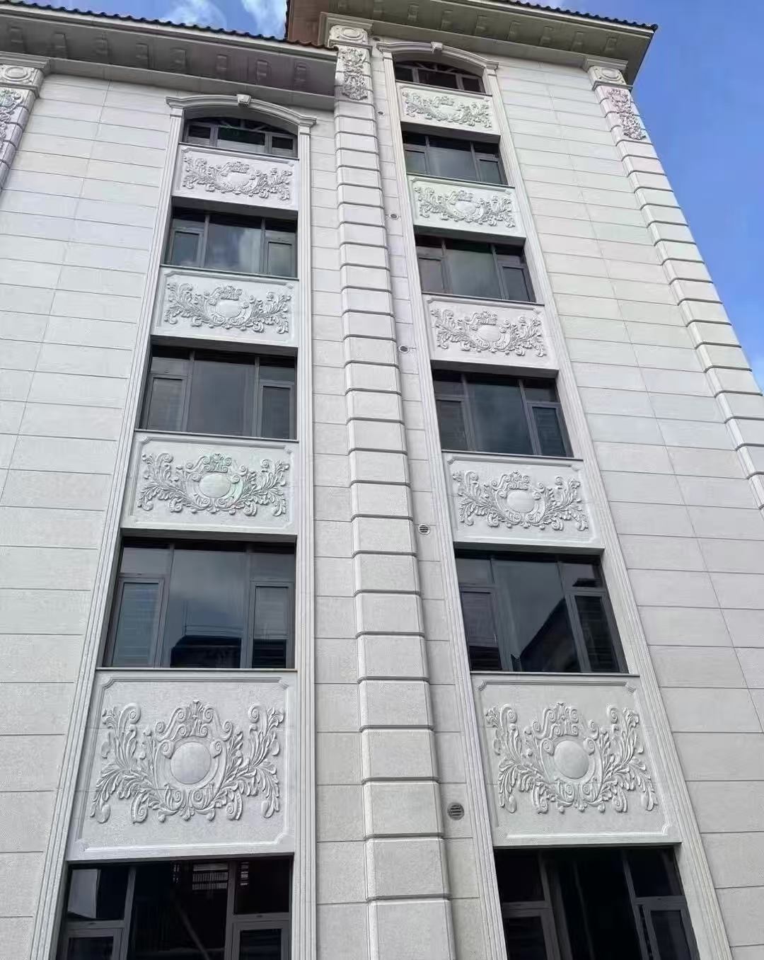 哈尔滨 白麻荔枝面花岗岩别墅外墙干挂