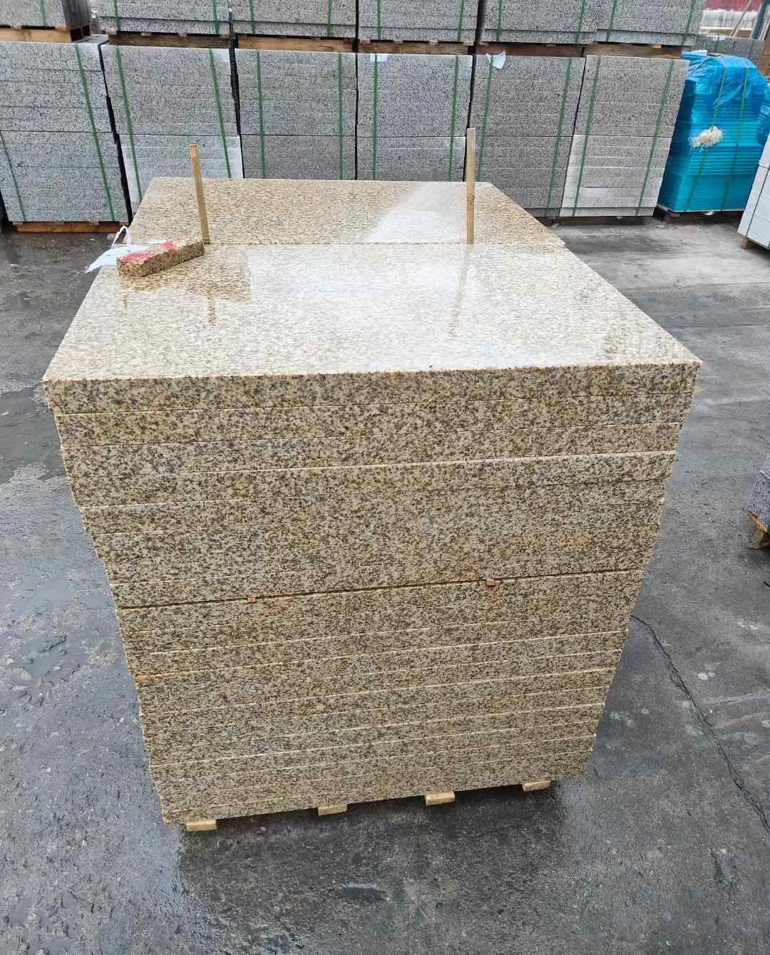 哈尔滨 湖北黄金麻花岗岩石材荔枝面外墙石材