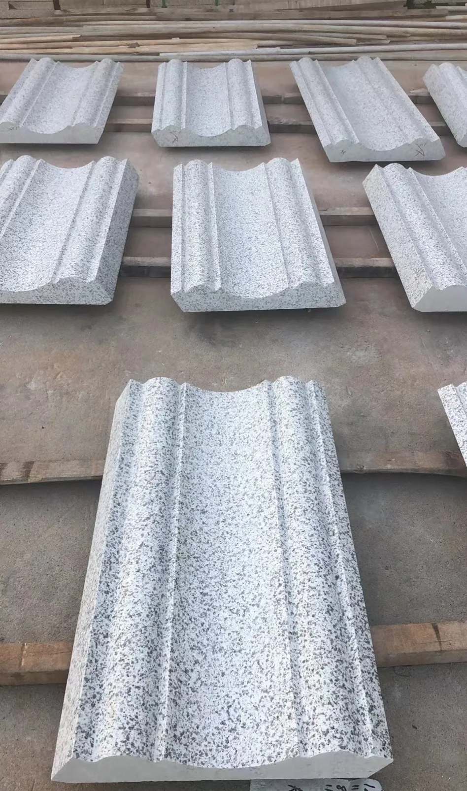 哈尔滨 白麻花岗岩光面别墅线条