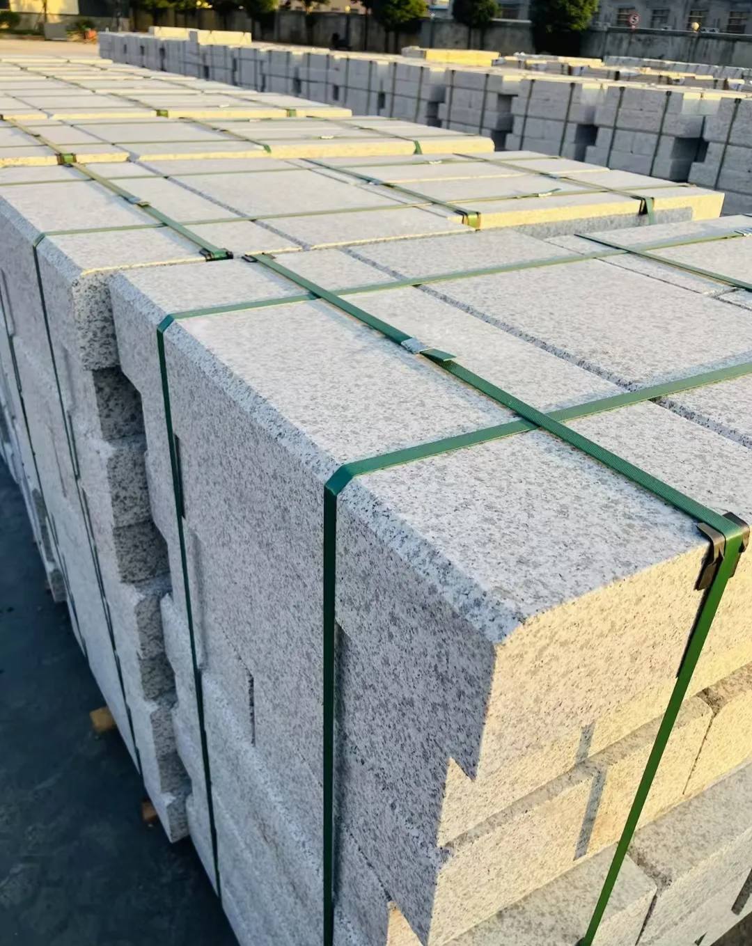 哈尔滨 白麻花岗岩路沿石，马路牙子，路缘石，平石，立缘石等