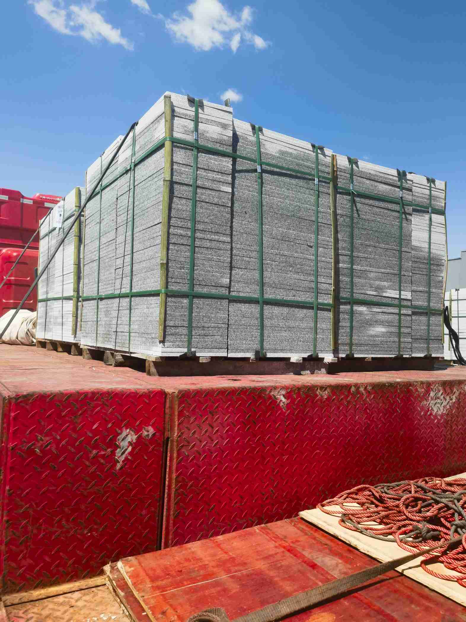 哈尔滨 芝麻白火烧规格板地铺石300*600/600*600