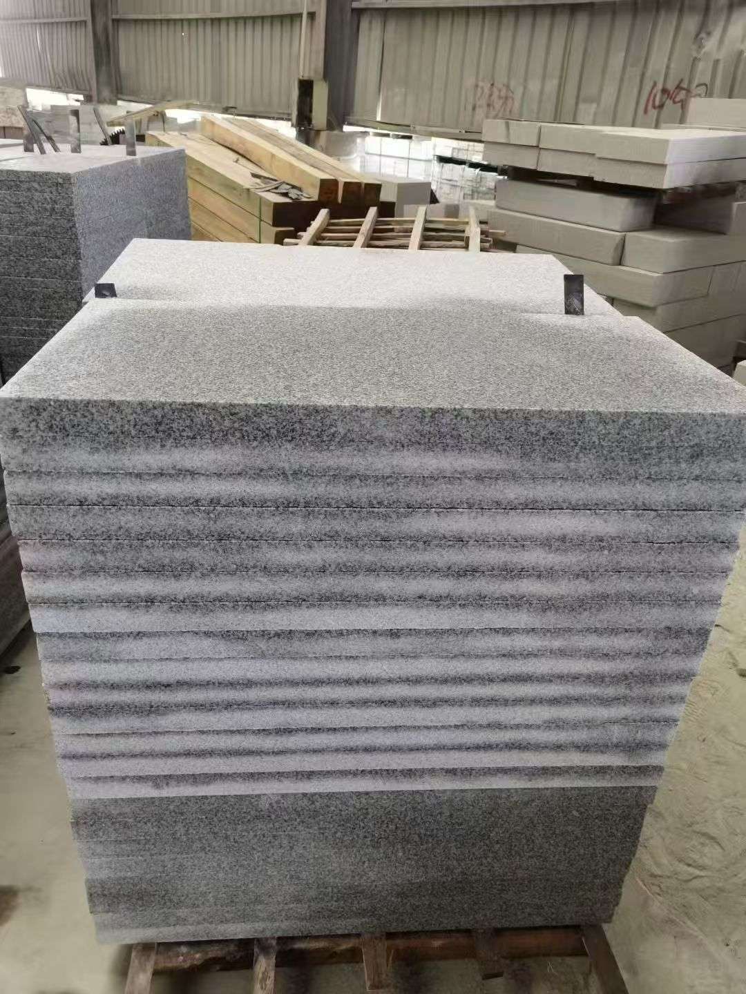 哈尔滨 芝麻白5公分火烧地铺成品，900*400，规格可定制